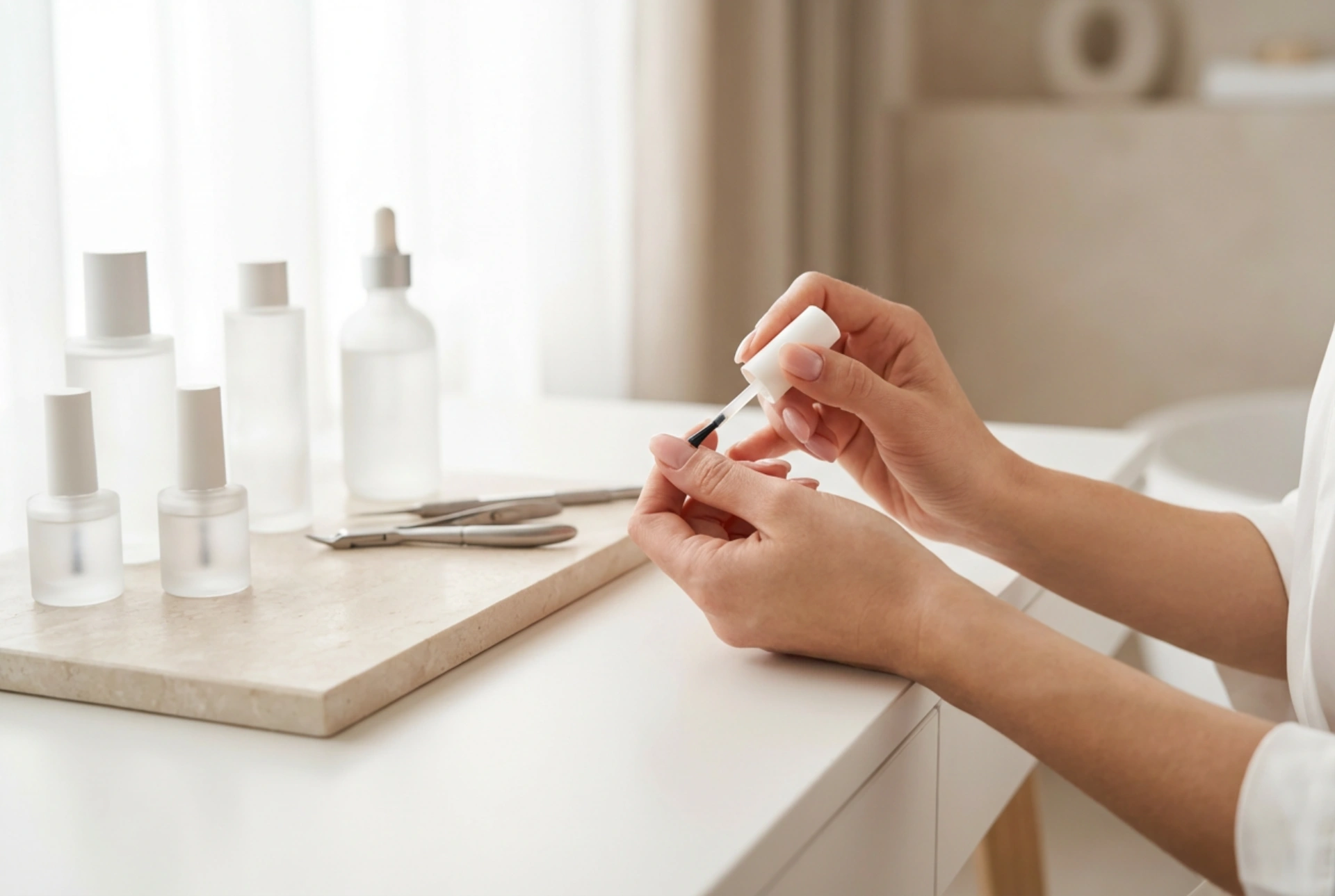 Base Coat für Acrylgel: Wie man ihn auswählt und Schritt für Schritt unter Polygel aufträgt