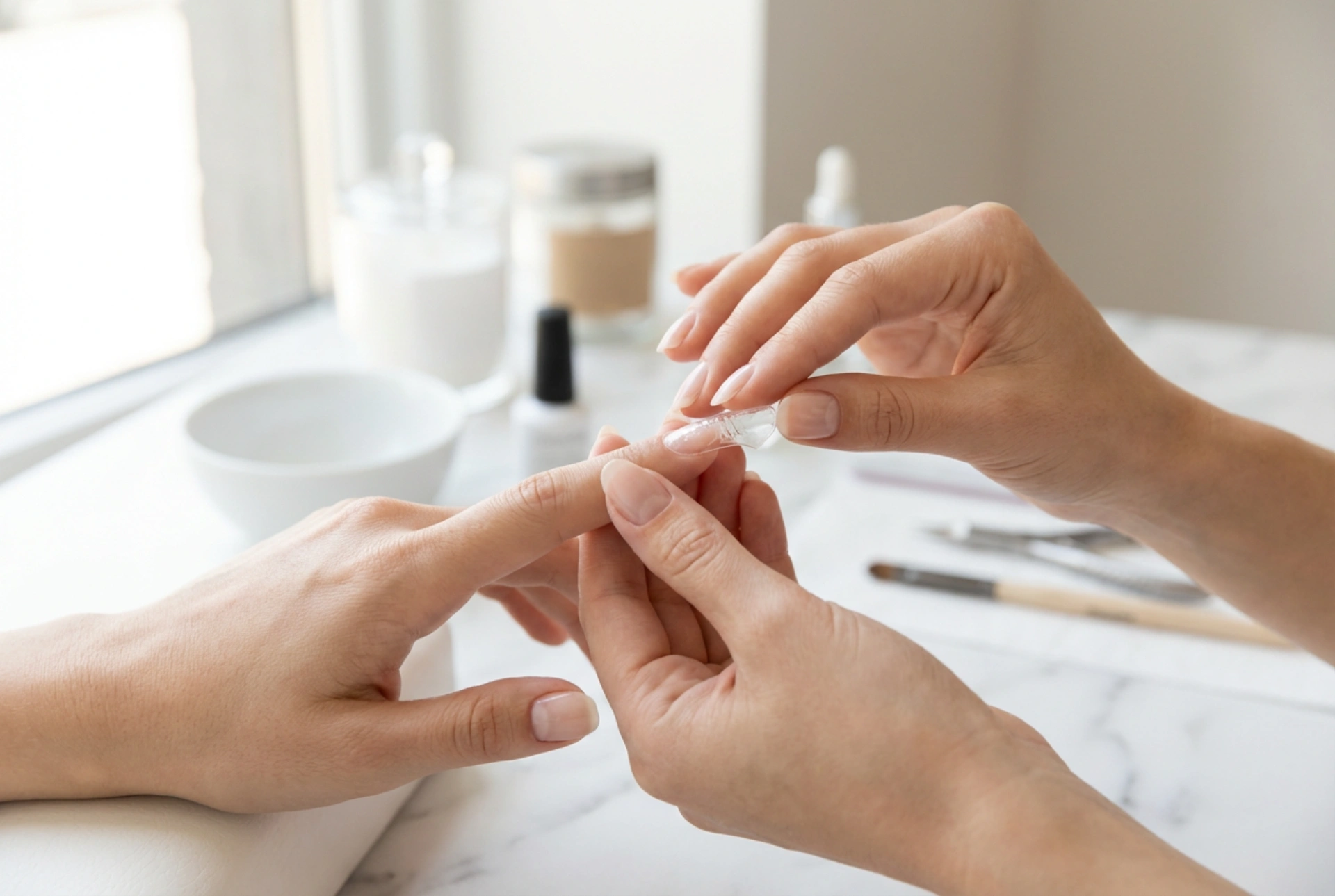Schablonen für die Nagelverlängerung: Richtiges Anpassen, Anlegen und Entfernen