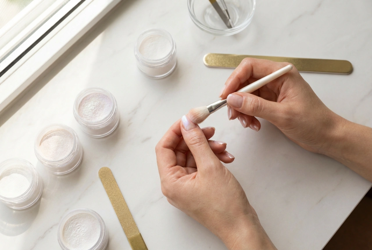 Nagelpuder Schritt für Schritt: Anwendung, Versiegelung und typische Fehler