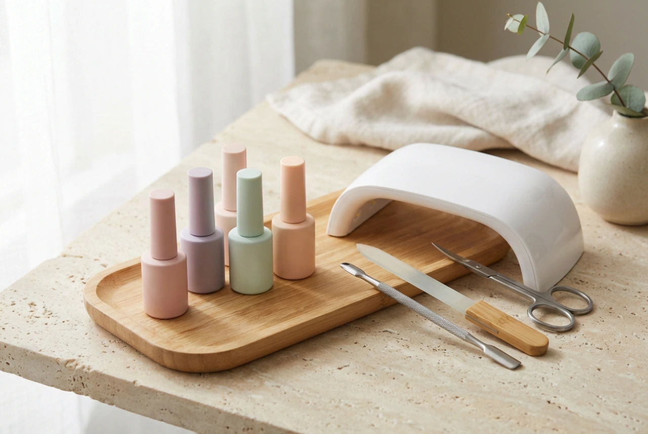 UV-Nagellack-Set für zu Hause: Unverzichtbare Produkte, Lampe und die richtige Reihenfolge der Schritte