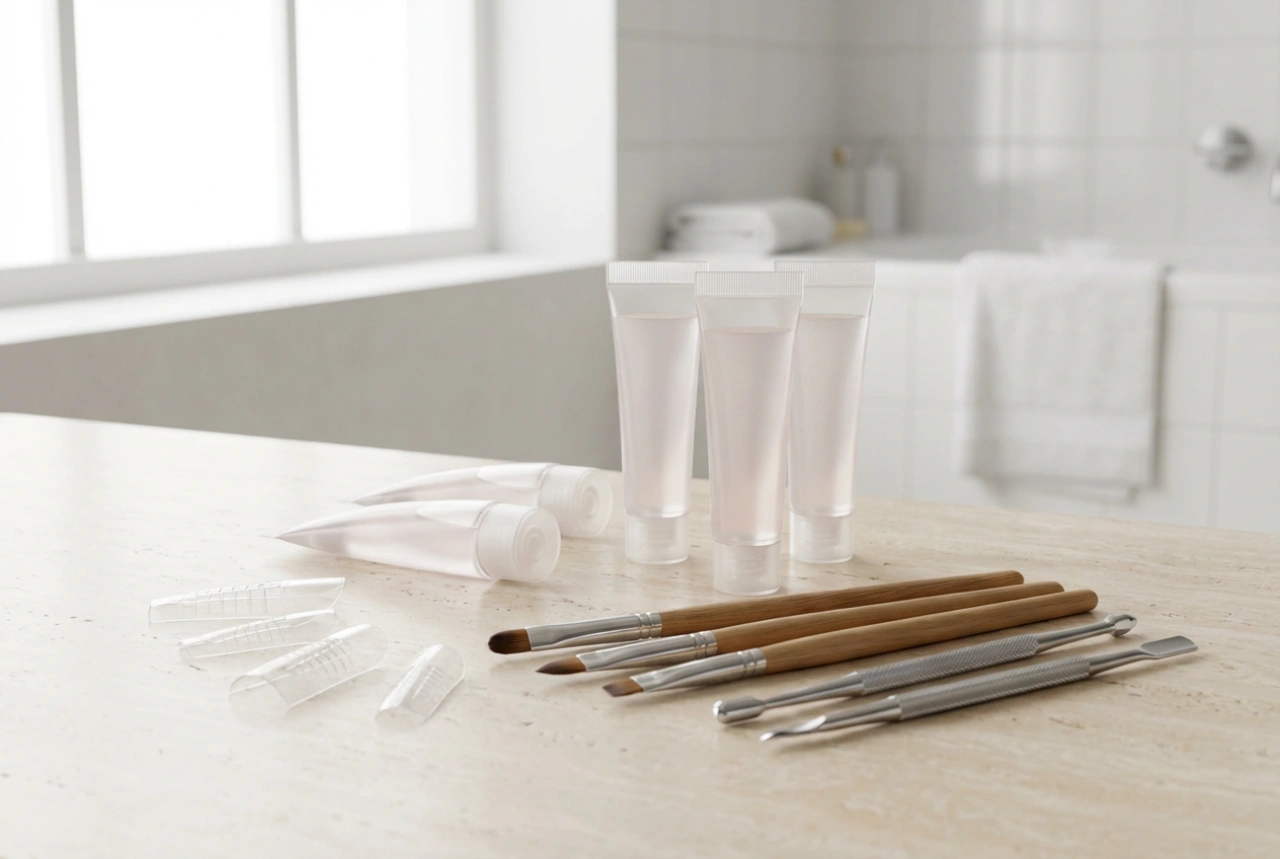Acrylgel-Set: Benötigte Produkte, Formen und die richtige Arbeitsreihenfolge