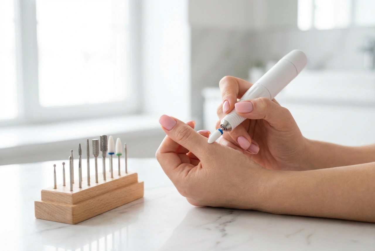 Nagelfräser für Hybrid-Maniküre: Wie man sie sicher entfernt, Geschwindigkeiten und Aufsätze