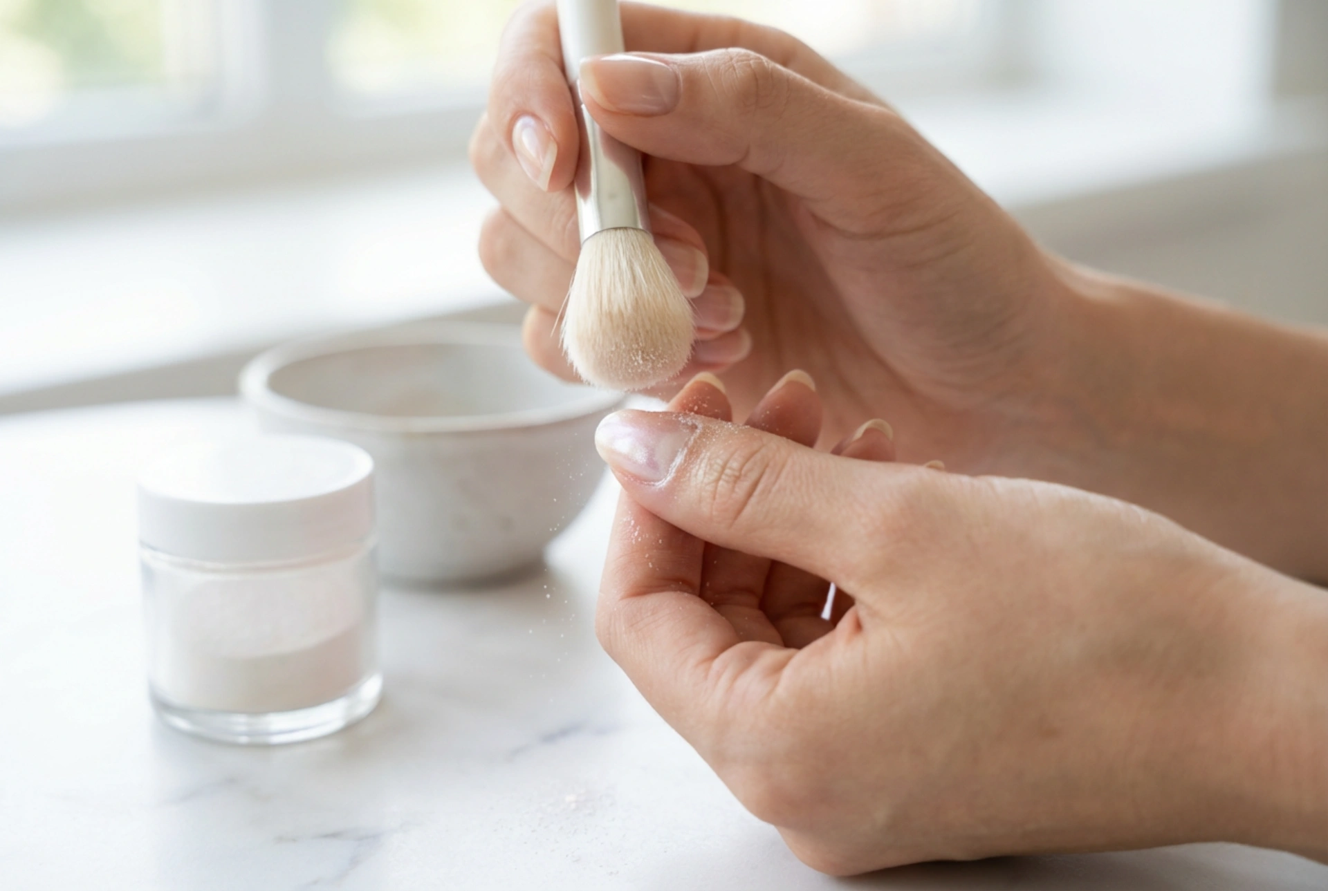 Perlenpuder für Nägel: Anwendung auf Hybrid- und Gel, häufige Fehler und wie man sie vermeidet