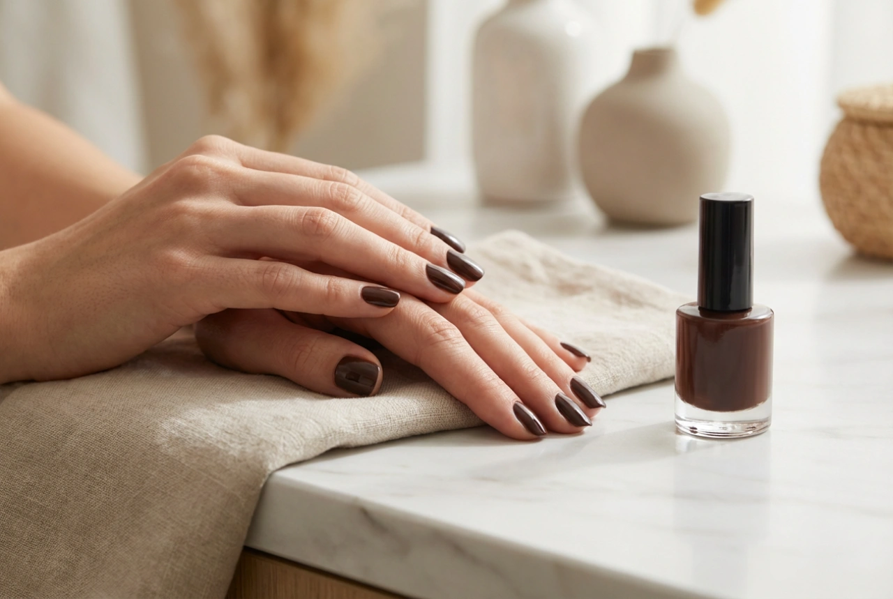 Schokoladenbrauner Nagellack: Richtig auftragen und stilvoll tragen