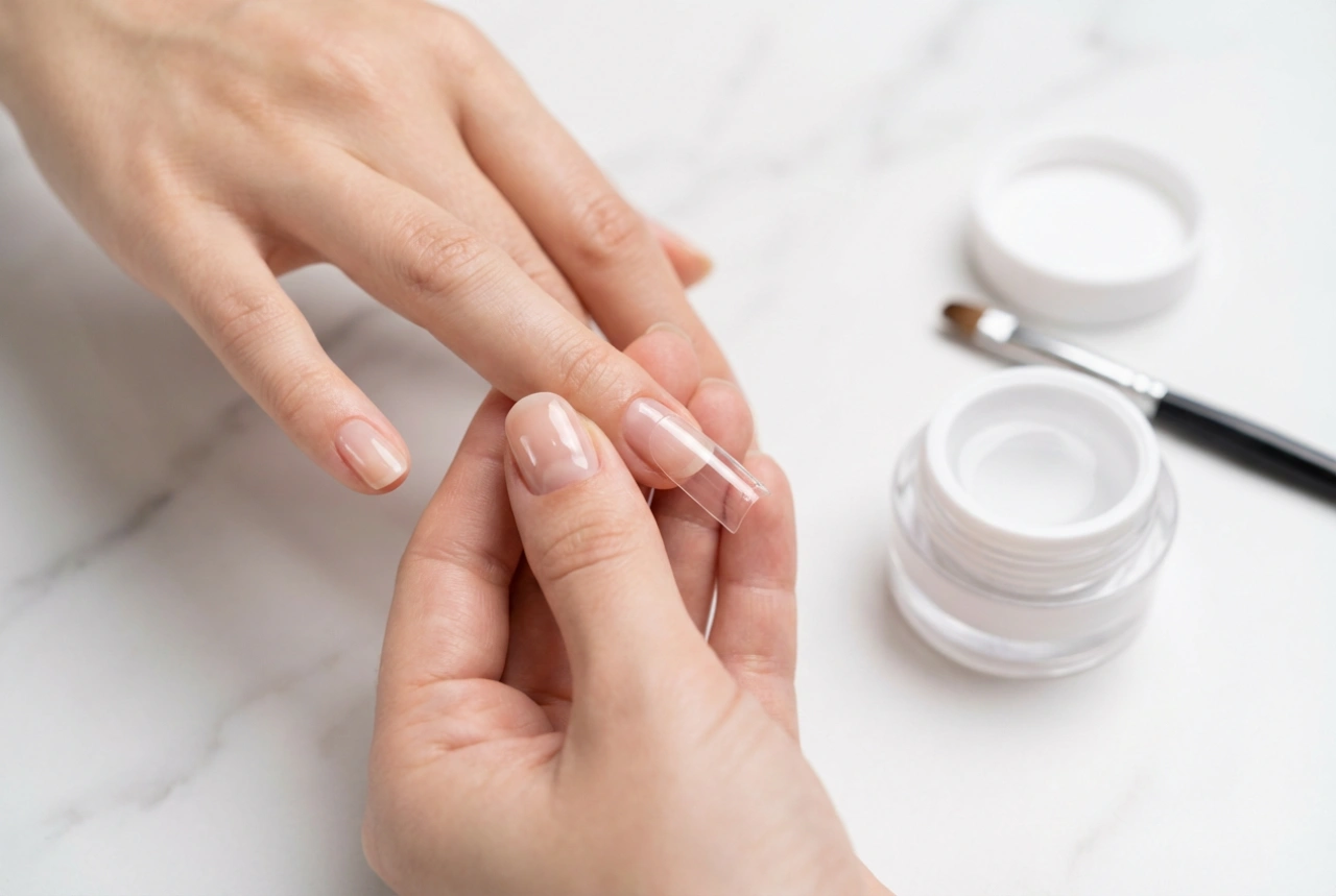 Gel-Nagelverlängerung mit Dual Forms: Vorbereitung und Anwendung