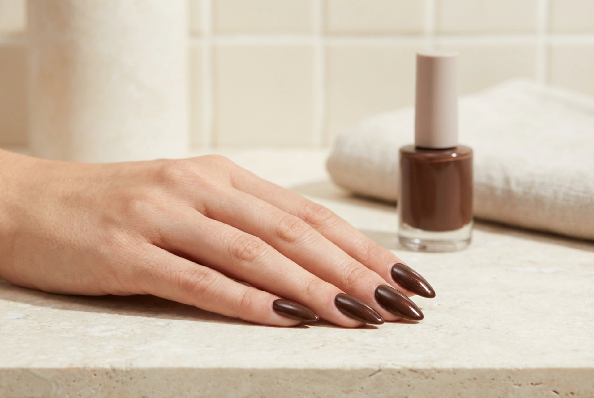 Brauner Nagellack: Wie man den richtigen Farbton wählt und Glanz erzielt