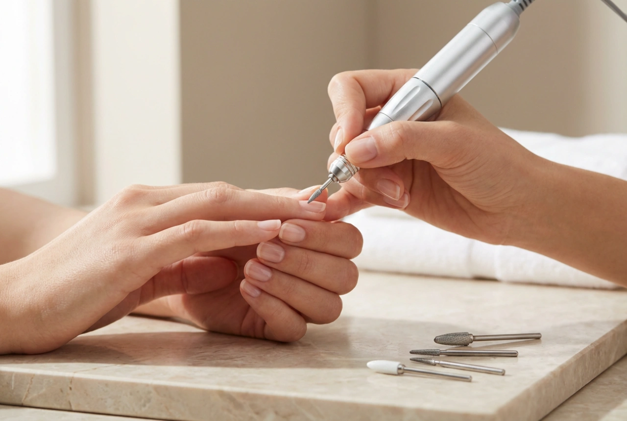Nagelhaut mit der Nagelfräse bearbeiten: Bits, Drehzahl und sanfte Pflege