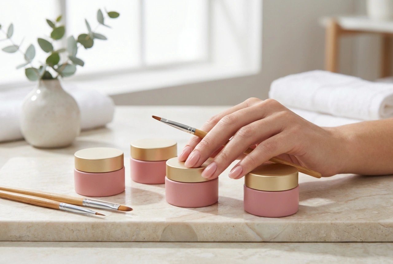 Rosa Nagelgel: Arten, Deckkraft und Modellierung Schritt für Schritt