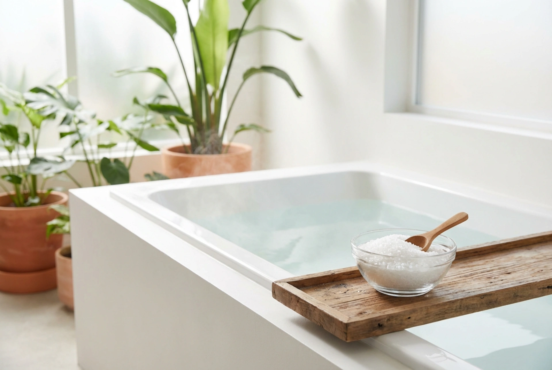 Epsomsalzbad zu Hause: Dosierung, Wassertemperatur und Entspannungszeit