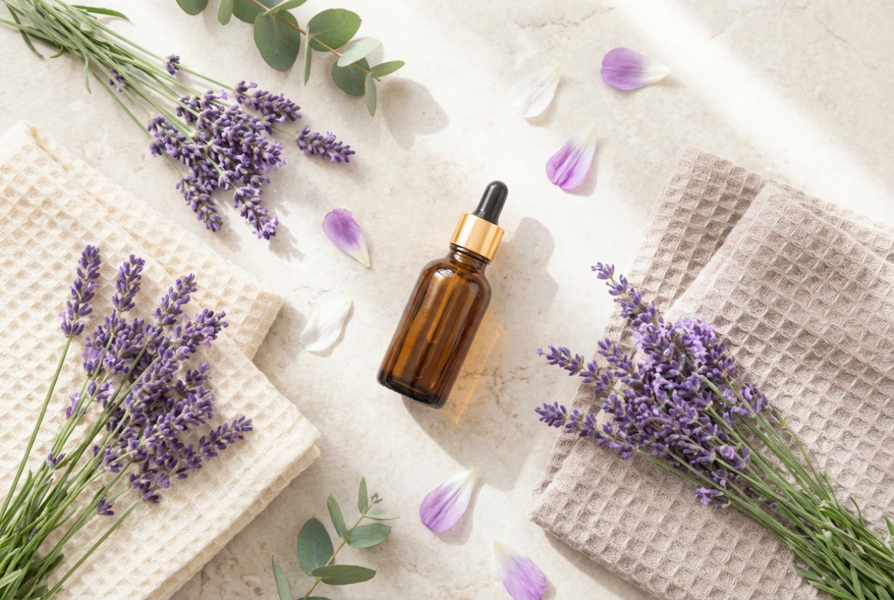 Natürliches Lavendelöl in der Pflege: Bad, Spray, Massage