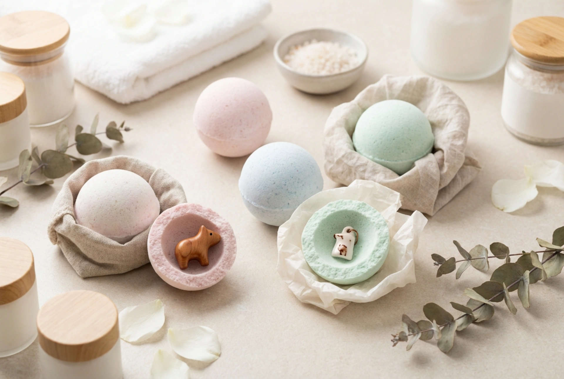 Badebomben mit Spielzeug: Eine Überraschung verstecken und verpacken