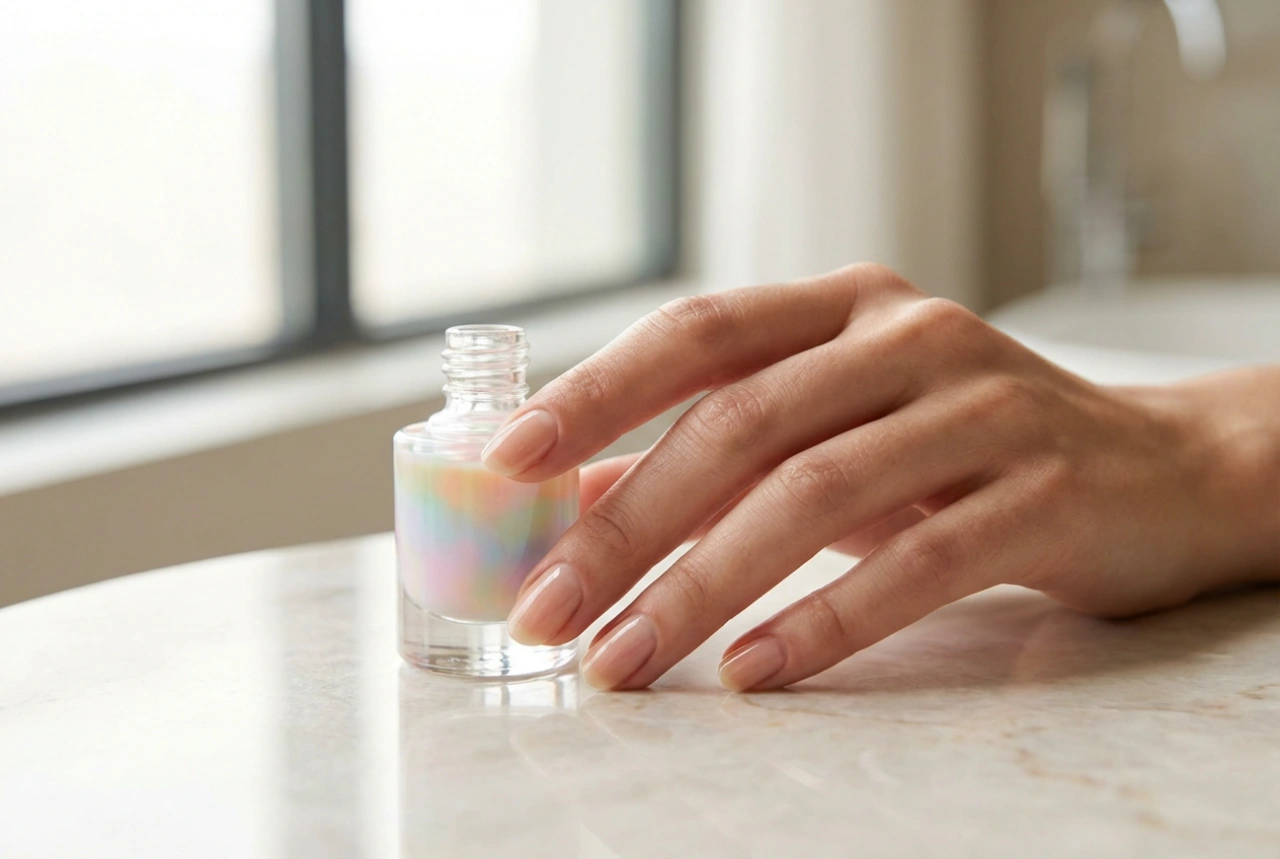 Farbiger Nagelconditioner: Pflege und eine dezente Maniküre