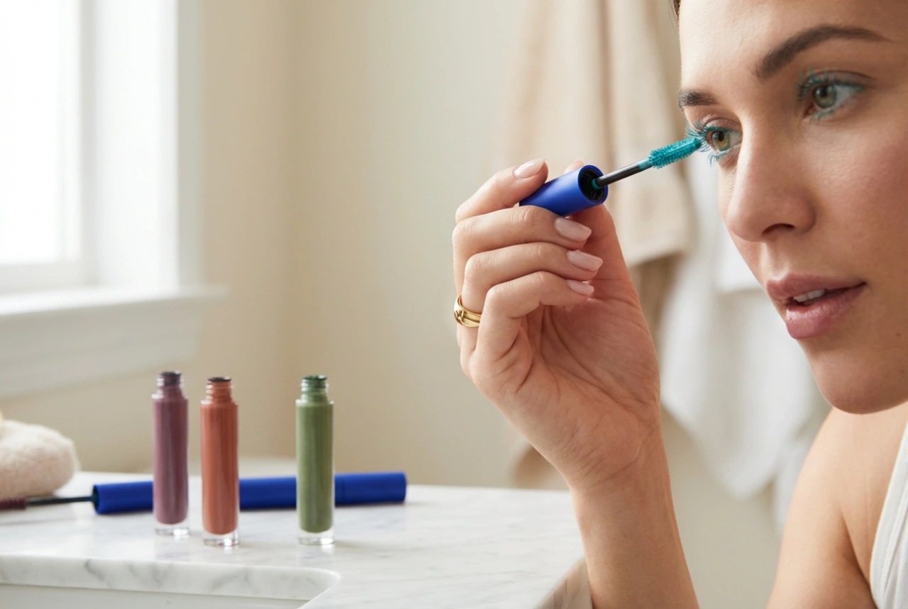 Farbige Mascara im Alltag: So finden Sie den passenden Ton und tragen ihn perfekt auf