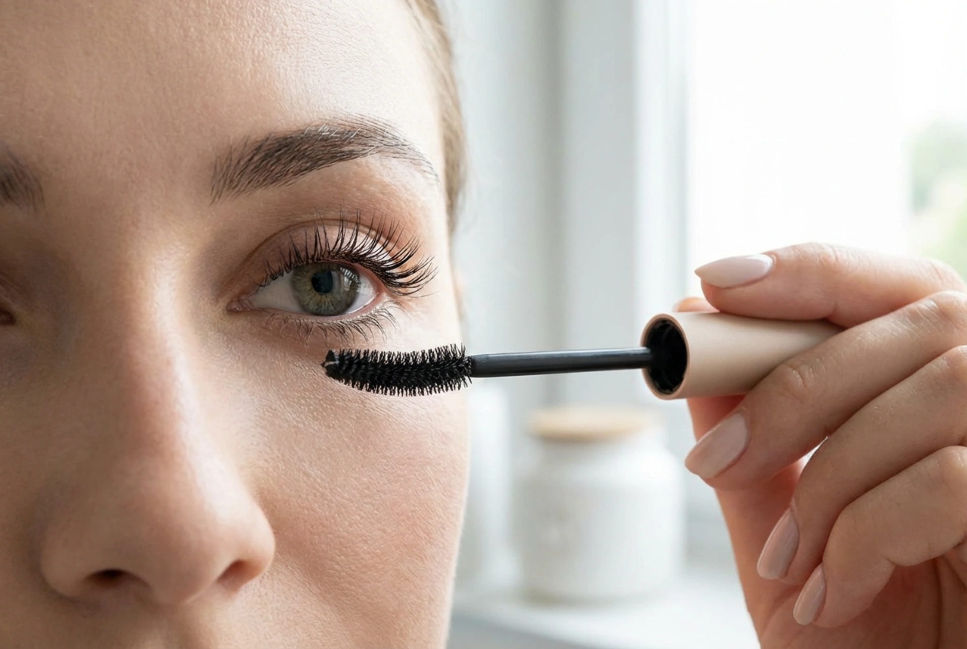 Natürliche Mascara: Subtiler Effekt, präzises Schichten und perfekt getrennte Wimpern ohne Klümpchen