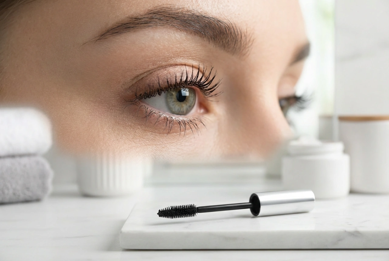Wie man pflegende Mascara richtig aufträgt, ohne die Wimpern zu beschweren oder zu verkleben