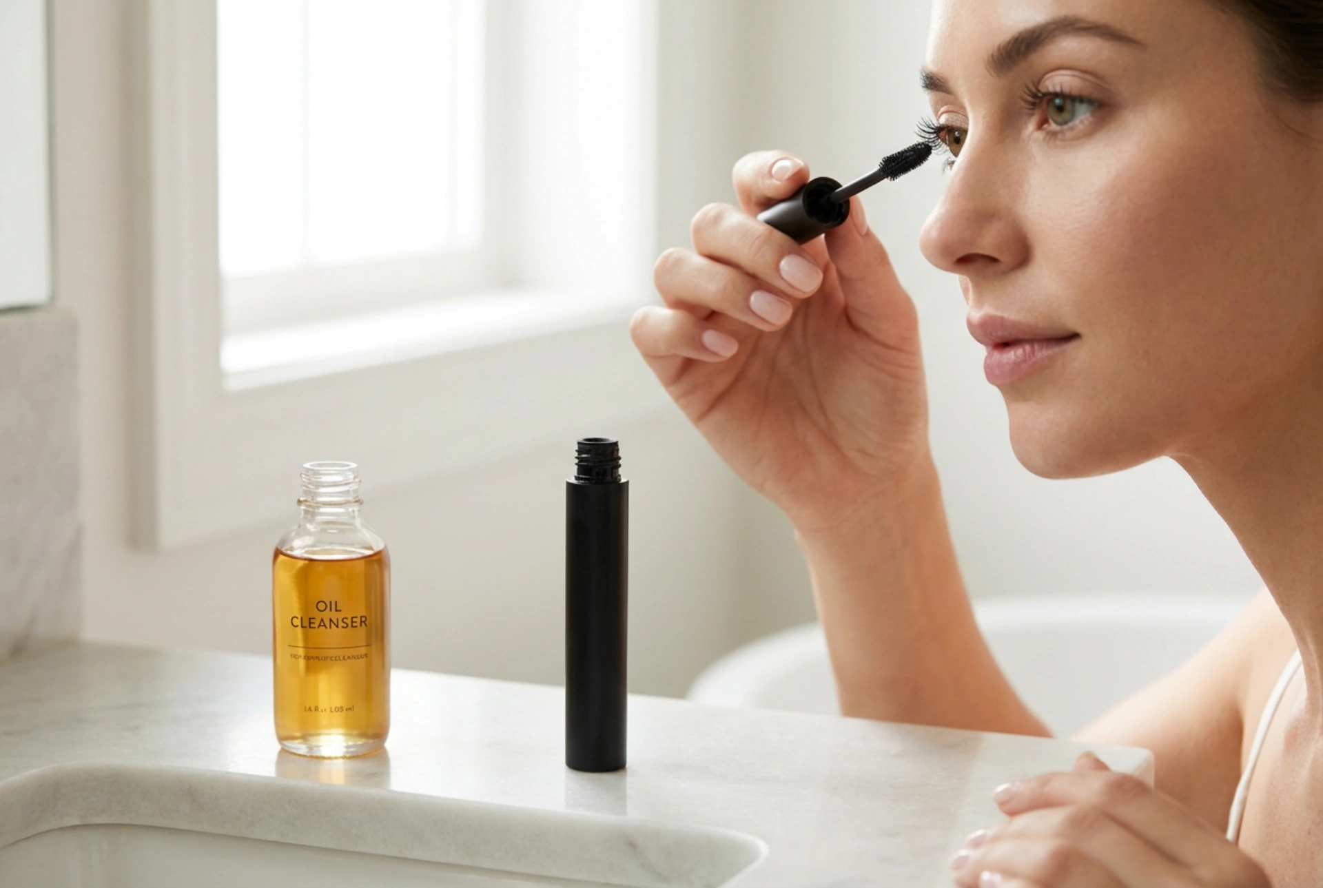 Wasserfeste Wimperntusche: Klumpenfreies Auftragen und sicheres Entfernen mit Öl