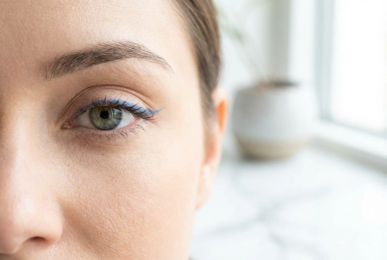 Blauer Kajal: Wie Sie Ihre Iris betonen, ohne den Blick zu überladen