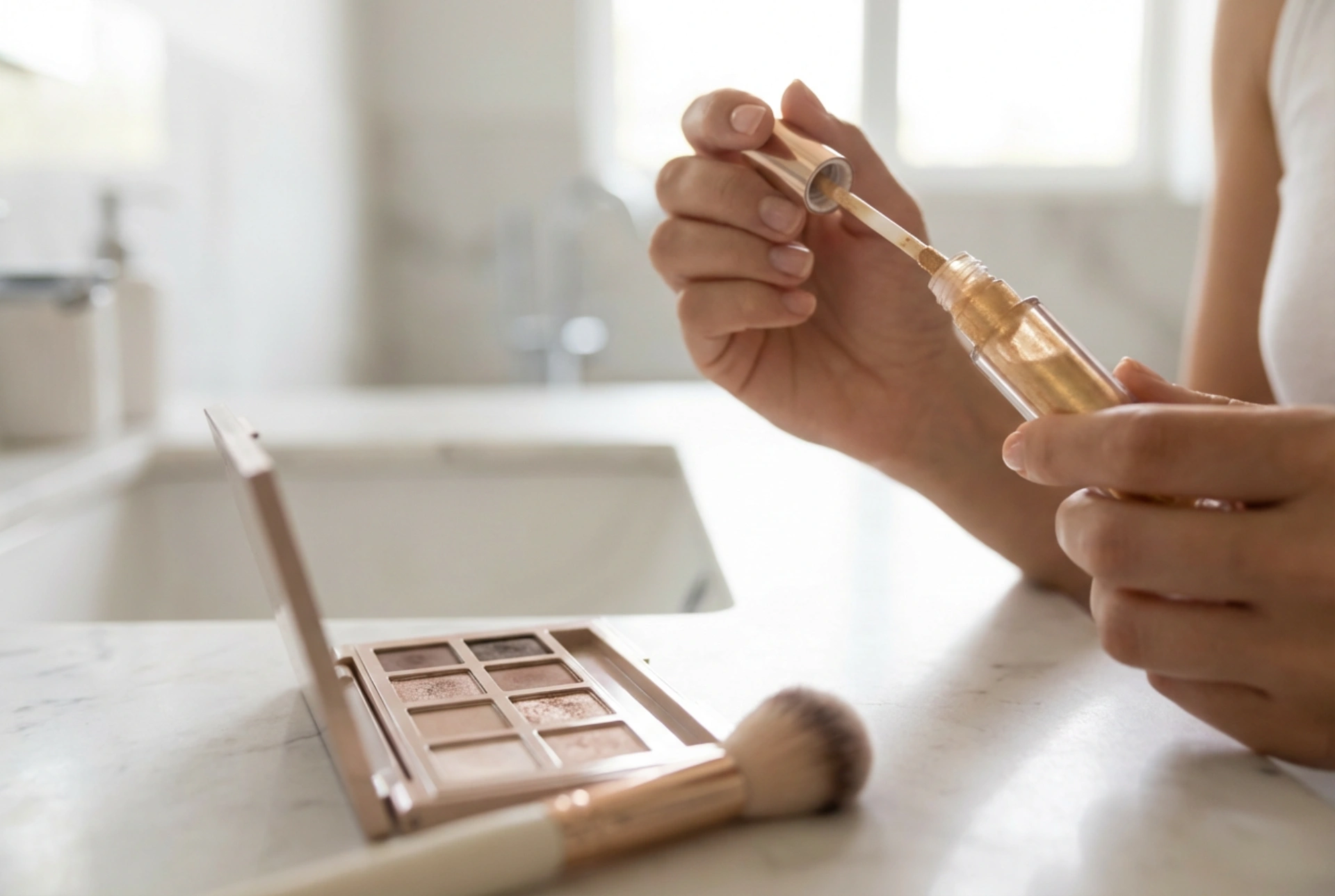Flüssiger Lidschatten: Techniken zum Auftragen und Kombinieren mit Puderprodukten