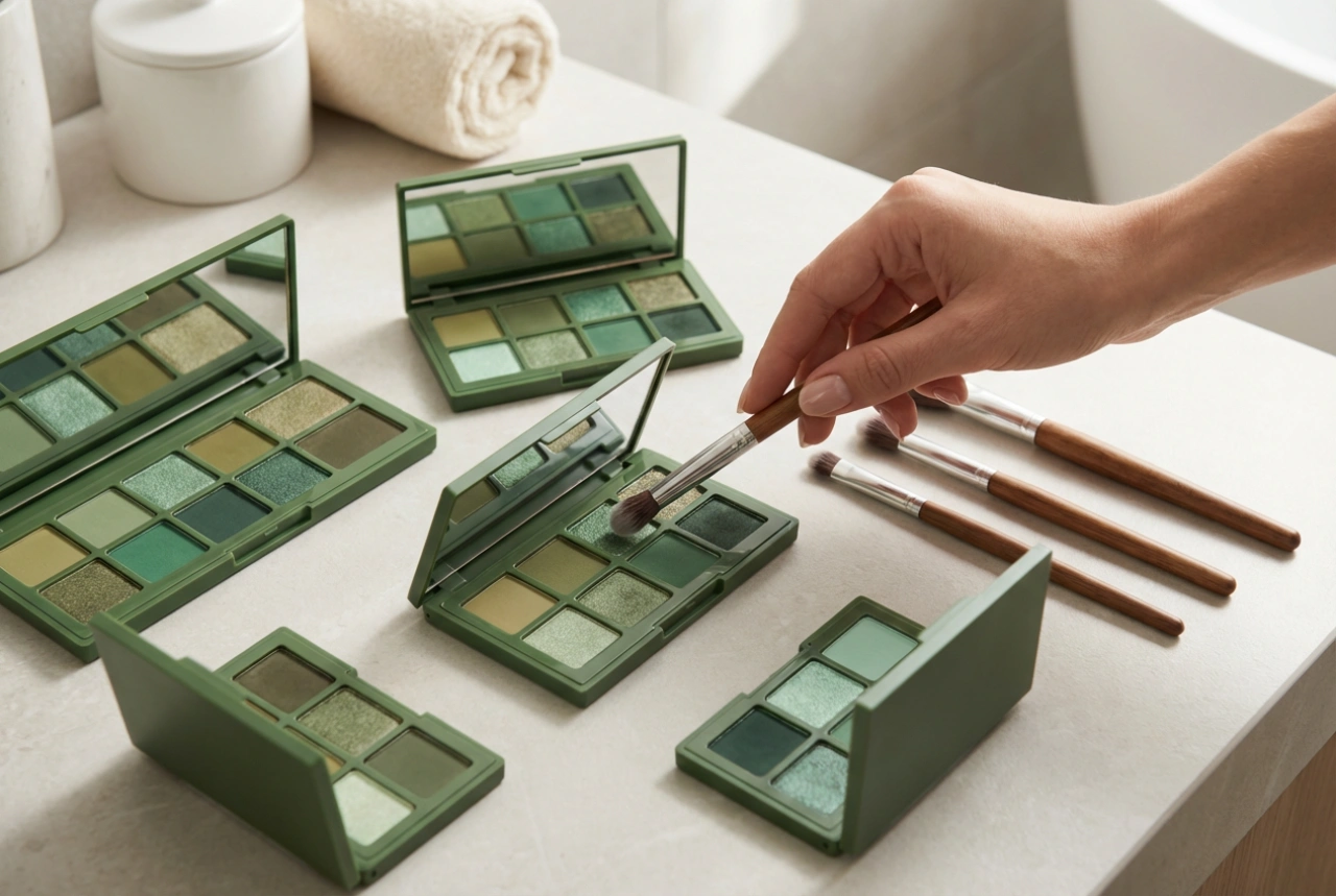 Grünes Augen-Make-up: Passende Nuancen und einfache Anwendung