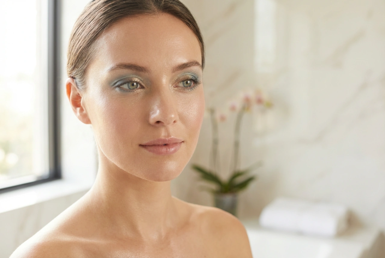 Zartes Make-up für blaue Augen: Leichtigkeit, Licht, Haltbarkeit