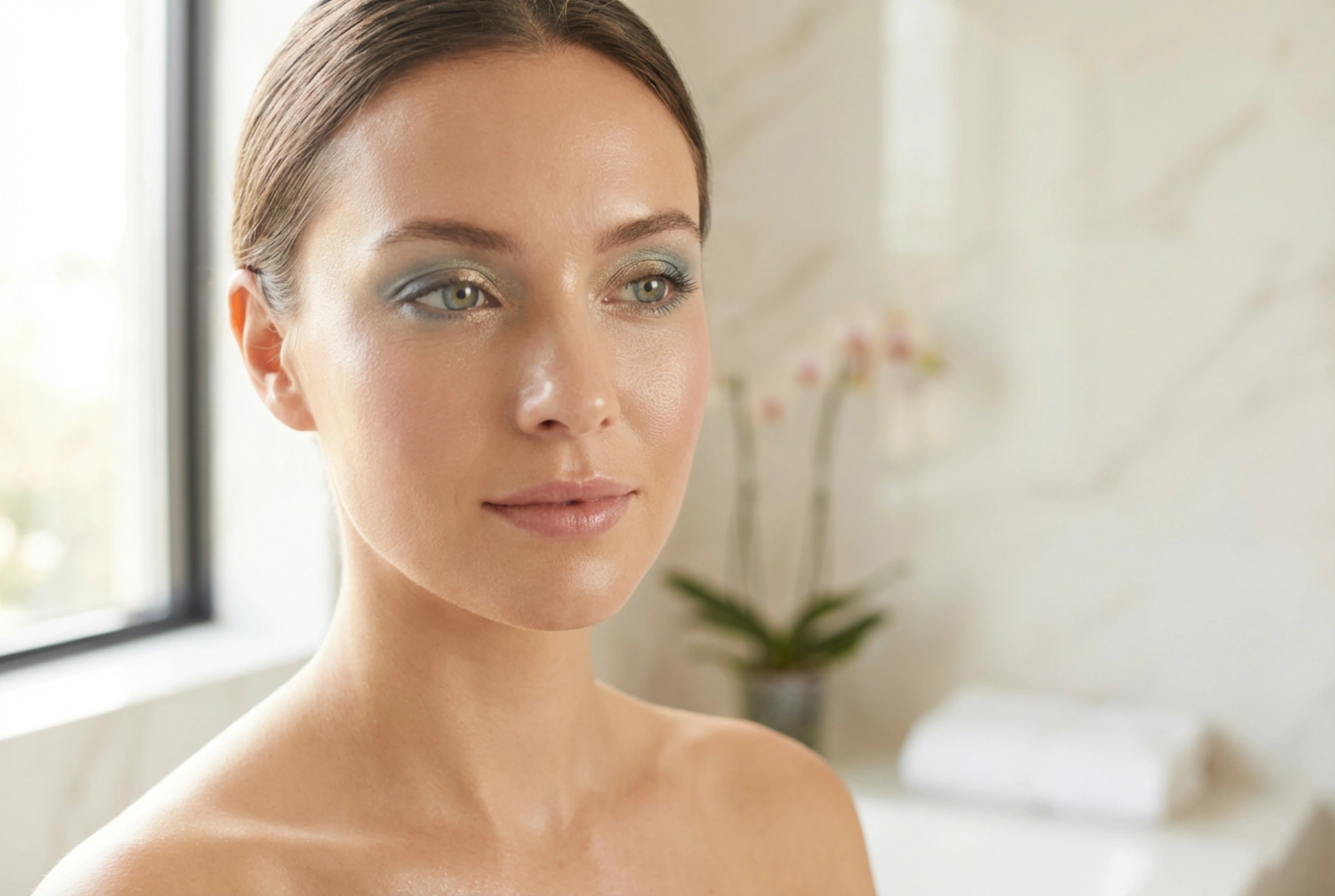 Zartes Make-up für blaue Augen: Leichtigkeit, Licht, Haltbarkeit