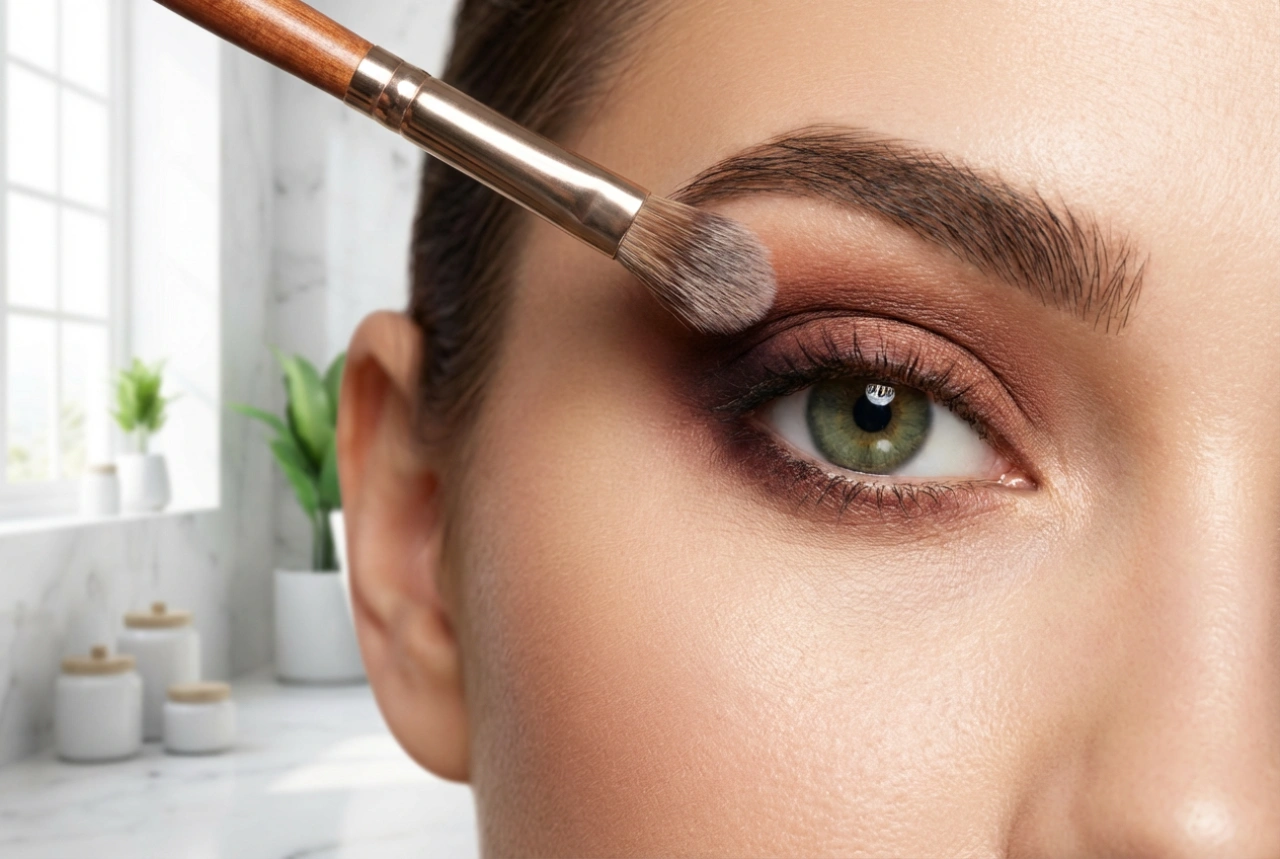 Make-up für grüne Augen: Von Kastanienbraun bis Pflaume Schritt für Schritt