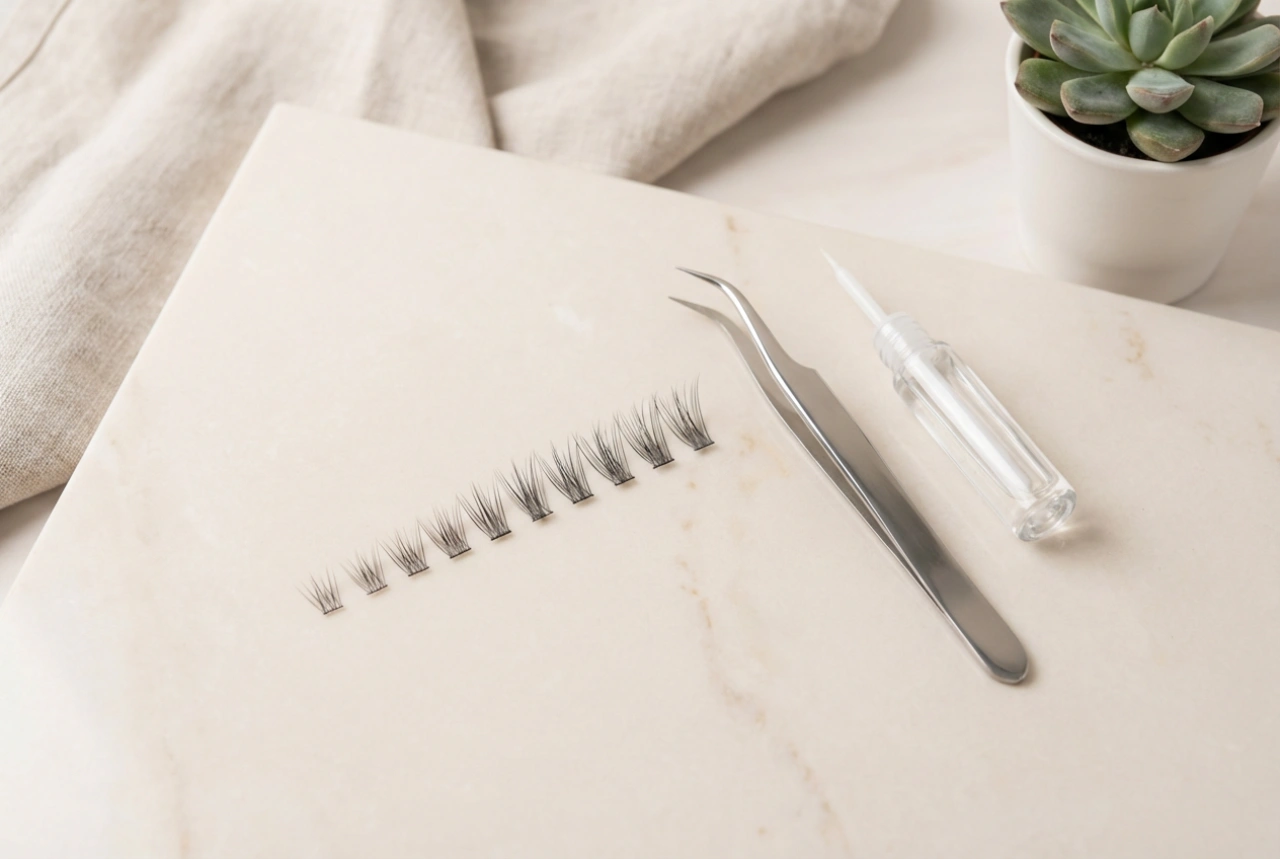 Wimpernbüschel für Anfänger: Die richtige Länge und Anwendung