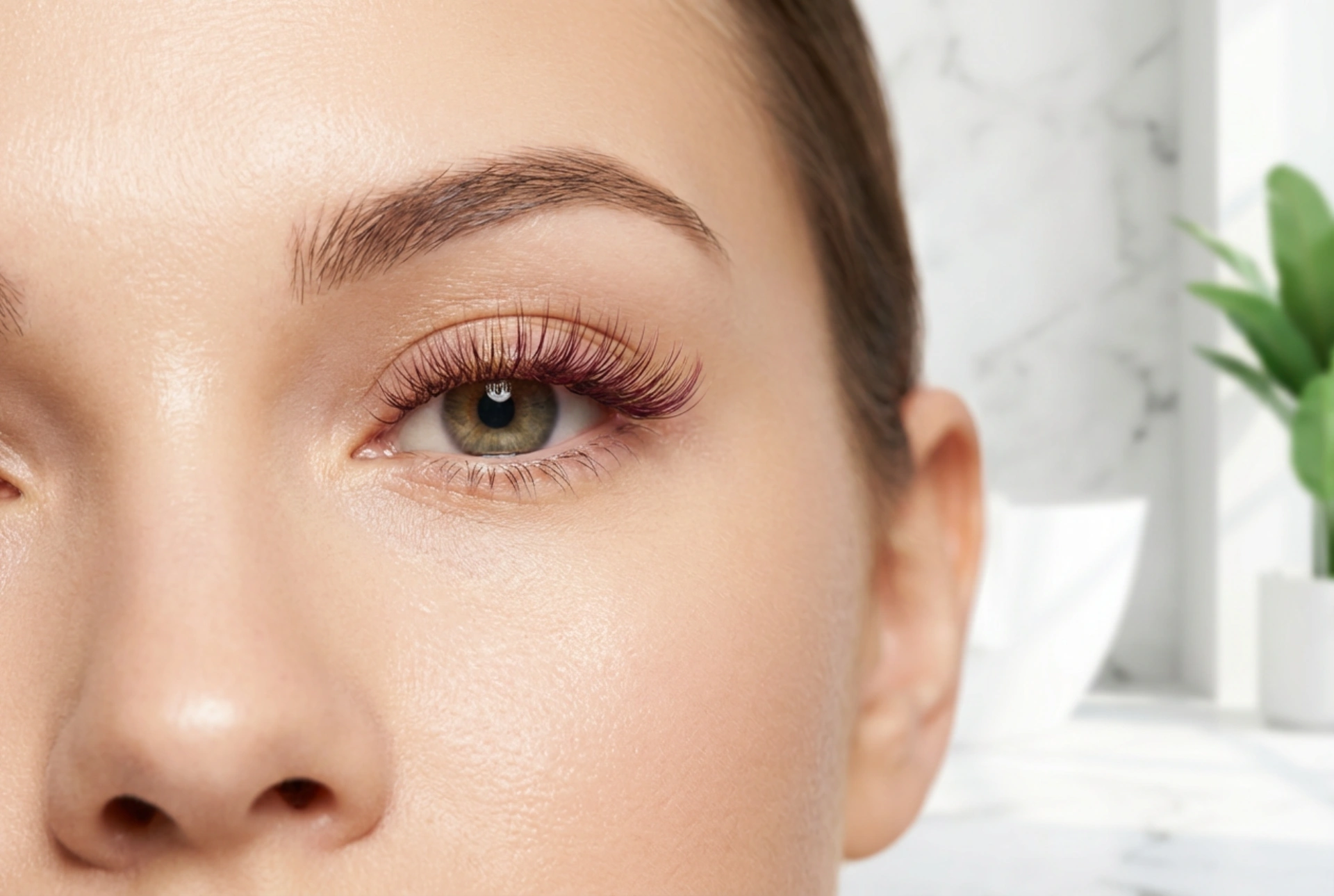 Farbige Wimpern für Alltag und Festival: subtile Akzente