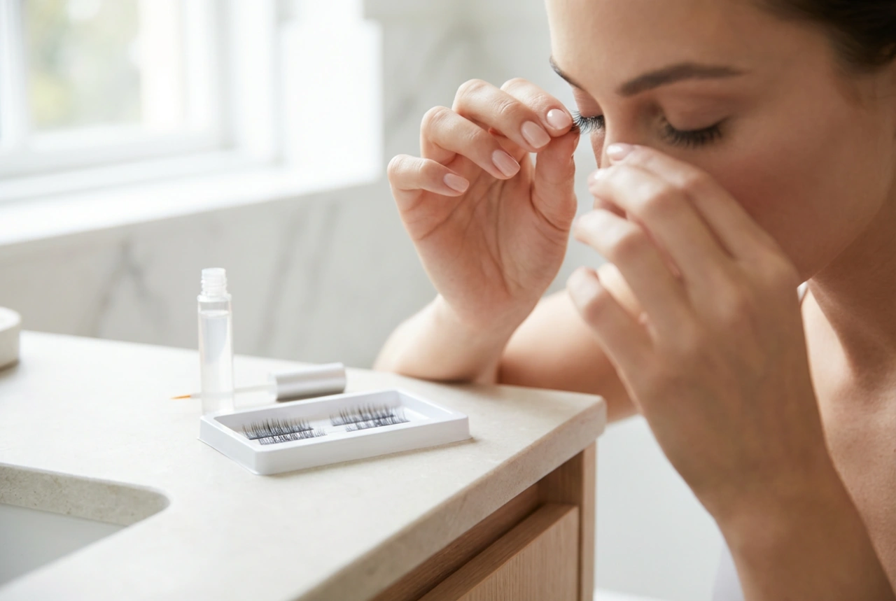 Wimpernbänder für Anfänger: Zuschneiden, Kleber und die richtige Anwendung