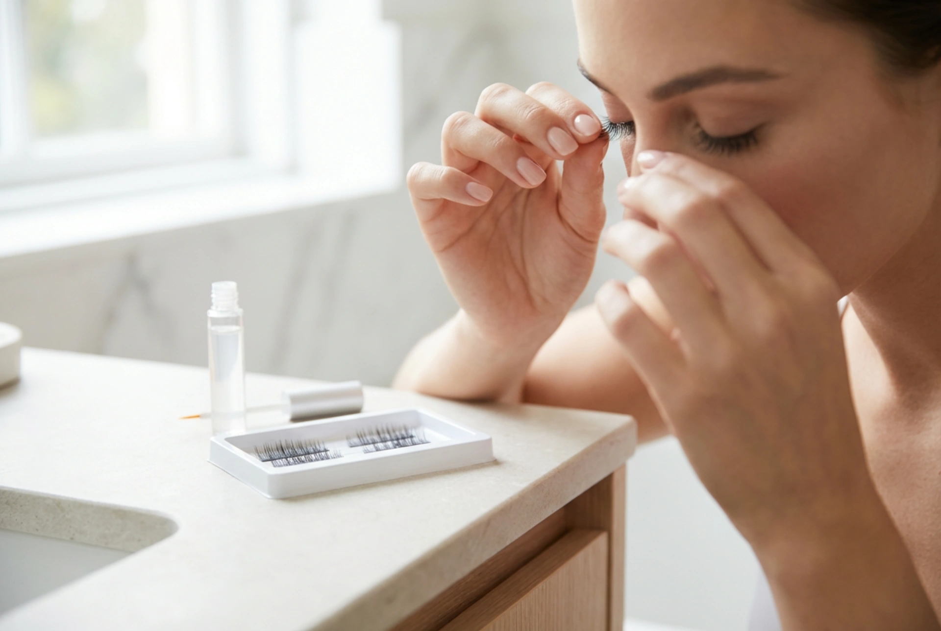 Wimpernbänder für Anfänger: Zuschneiden, Kleber und die richtige Anwendung