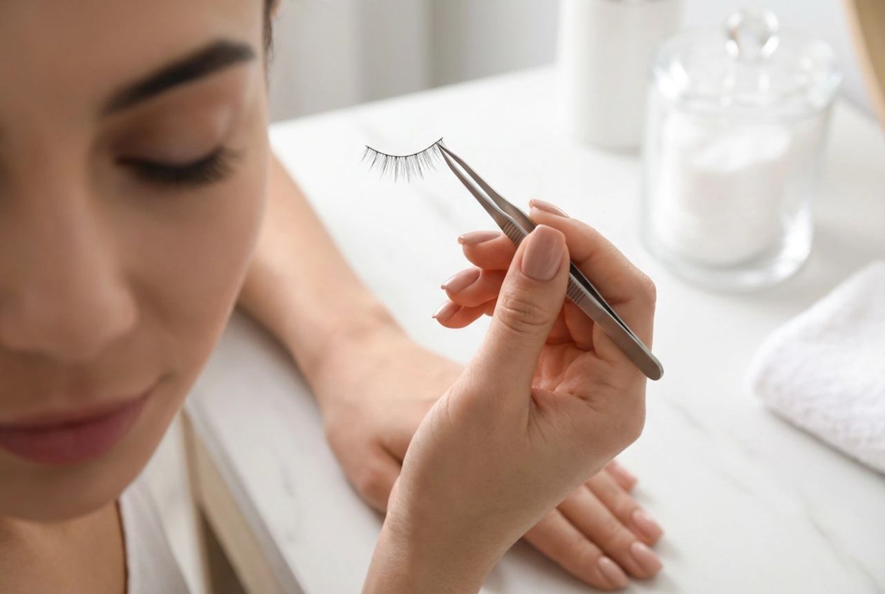 Falsche Wimpern anbringen Schritt für Schritt: Vorbereitung, Anwendung, Entfernung
