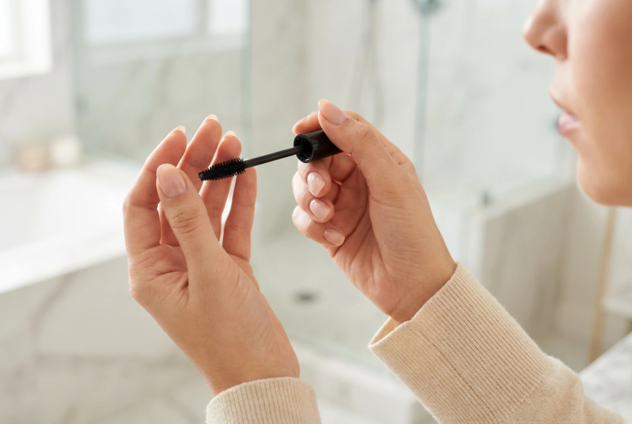 Der Falsche-Wimpern-Effekt mit Mascara: Schichten, Basis und Zickzack-Technik