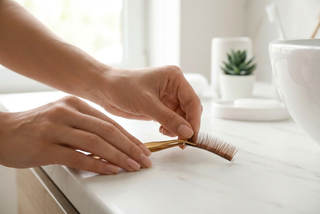 Braune künstliche Wimpern: Die dezente Alternative und die richtige Anwendung