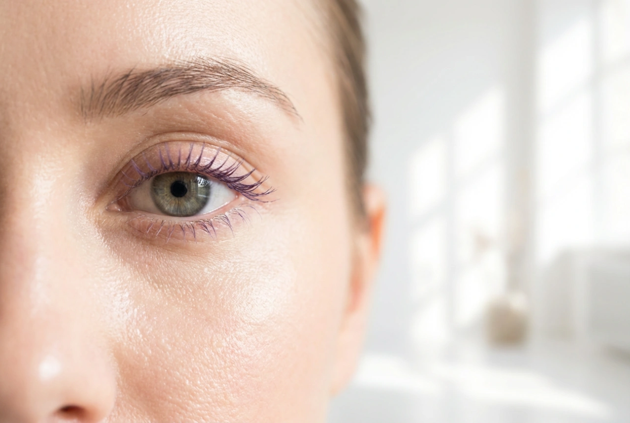 Lila Wimpern: Womit man sie kombiniert und wie man sie im Alltag trägt