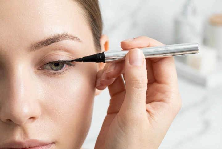 Wasserfester Eyeliner bei Schlupflidern: Auftragen und Haltbarkeit