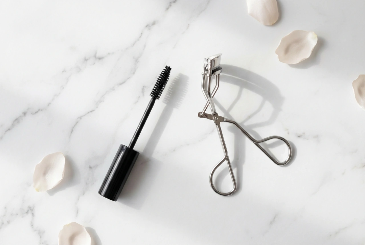 Das perfekte Duo: Schwunggebende Mascara und Wimpernzange