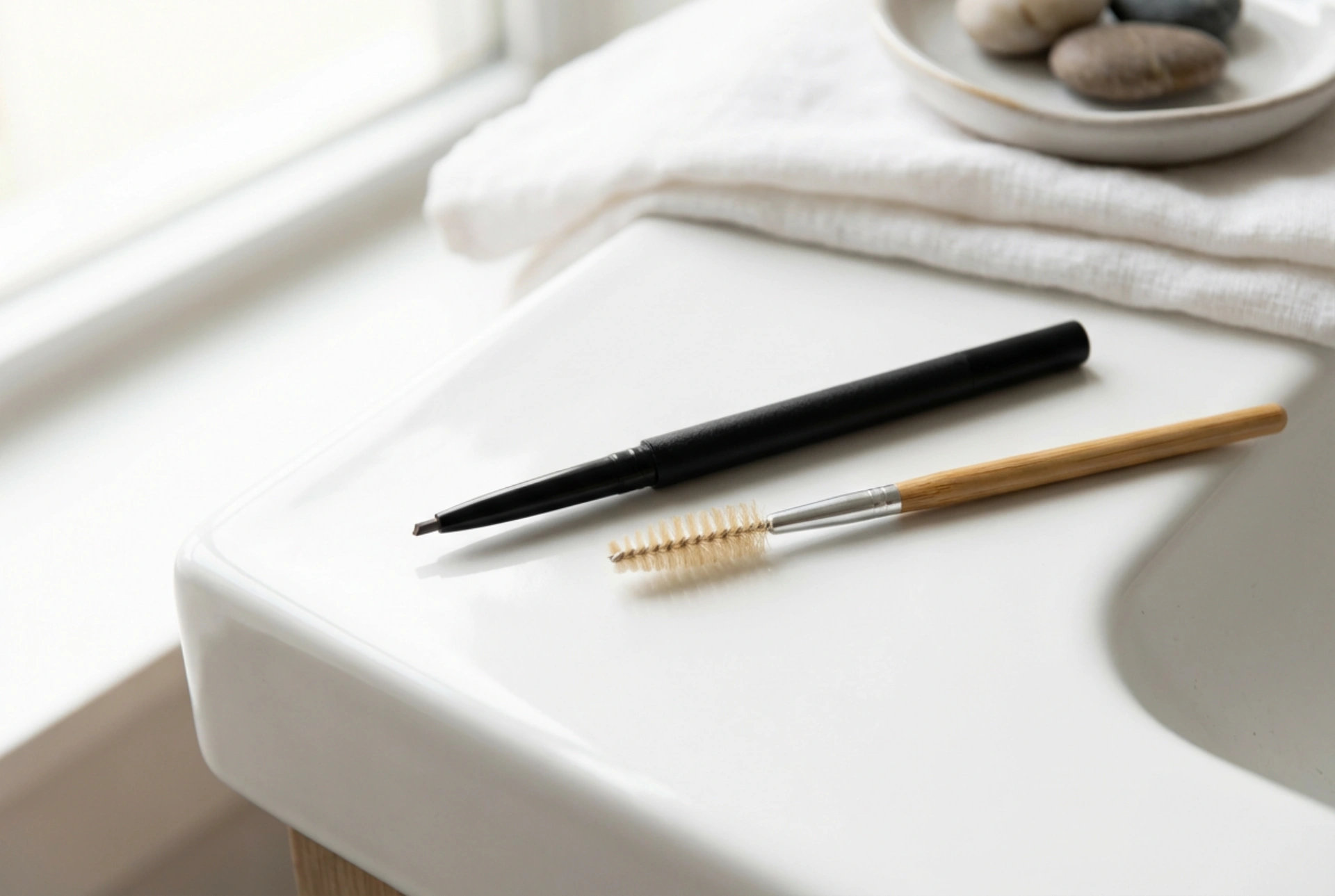 Schwarzer Augenbrauenstift: Wann er passt und wie man ihn weicher wirken lässt