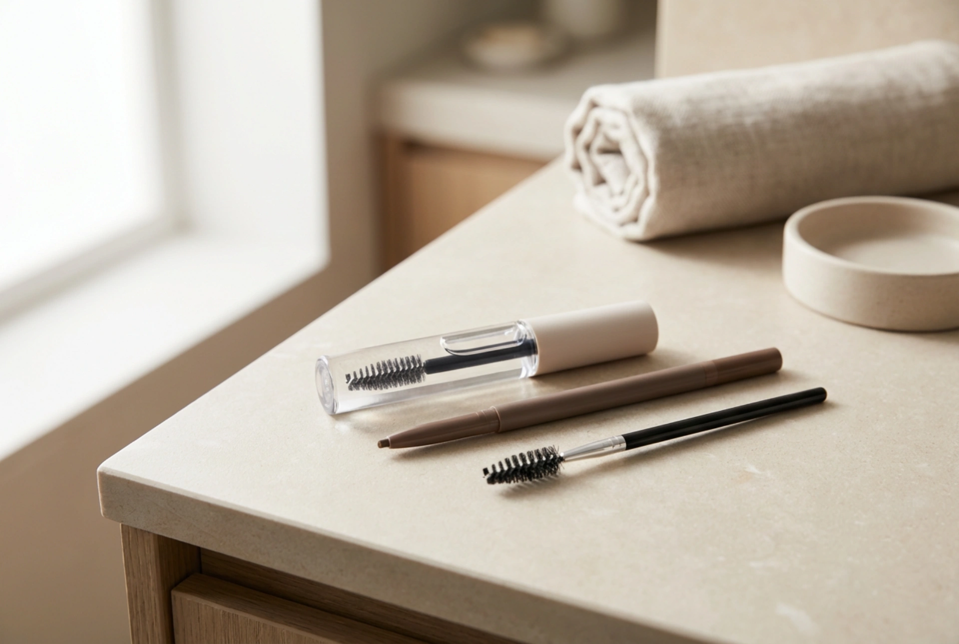 Augenbrauen-Styling-Set: Schritt für Schritt vom Bürsten zum Fixieren