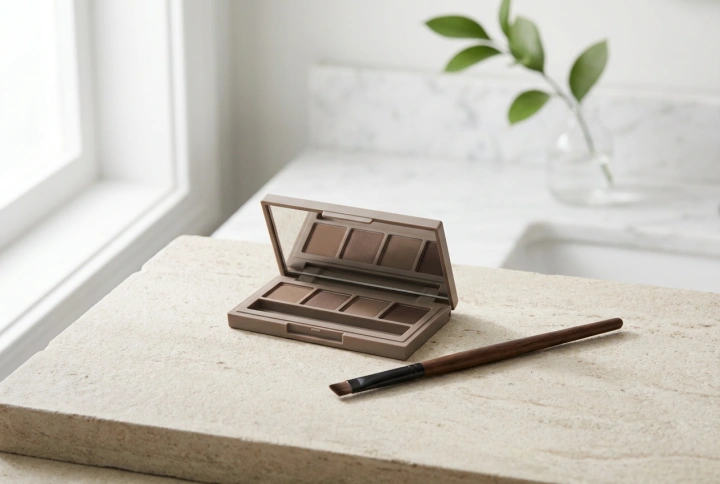 Augenbrauenpuder-Palette: Farbauswahl und Schattierungstechniken für den Brauenbogen