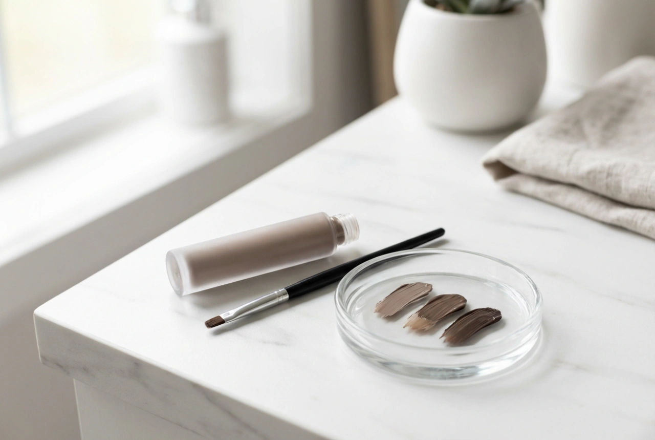 Augenbrauenfarbe in der Praxis: Farbauswahl und Intensitätskontrolle