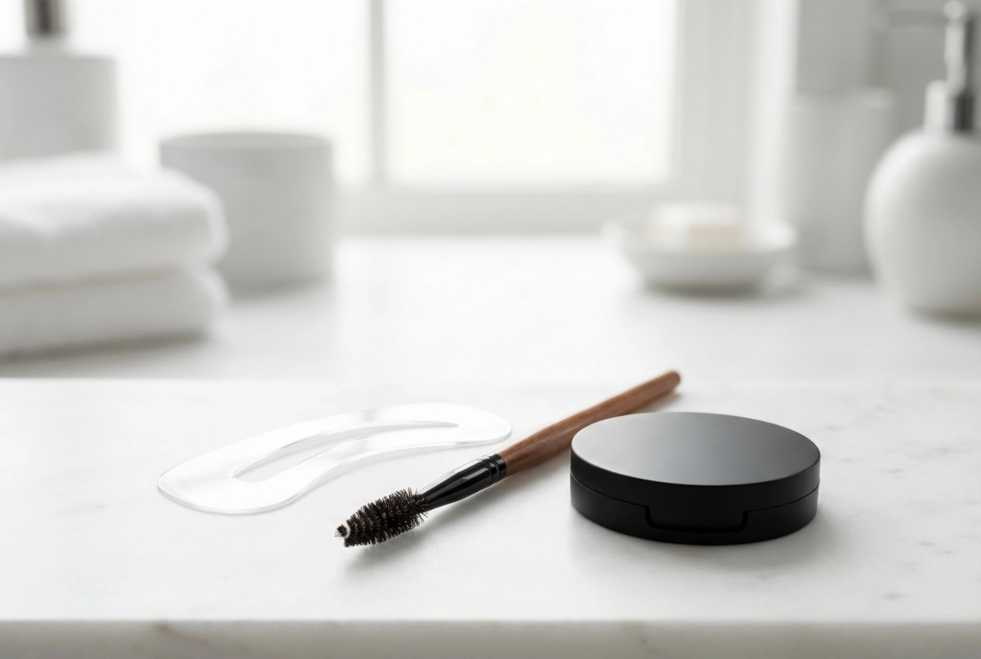 Augenbrauen-Schablone für das Make-up zu Hause: Wie Sie Konturen zeichnen und Lücken füllen