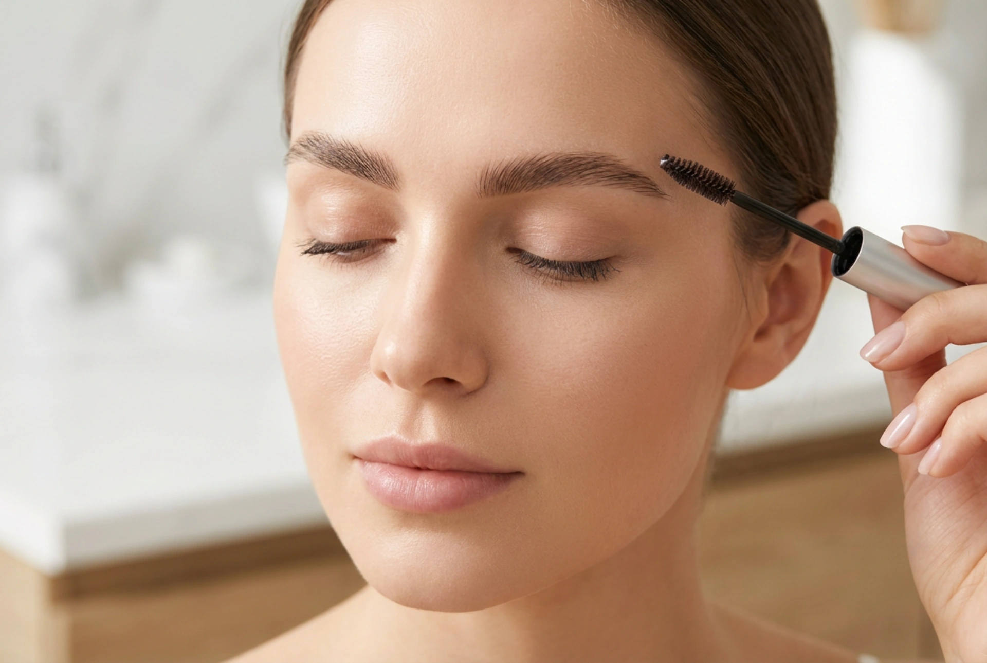 Augenbrauentusche: Schnelles Auffüllen und Fixieren für einen natürlichen Look