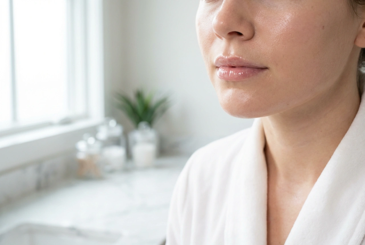 Transparenter Lipgloss im minimalistischen Make-up: Wie man einen frischen Effekt erzielt