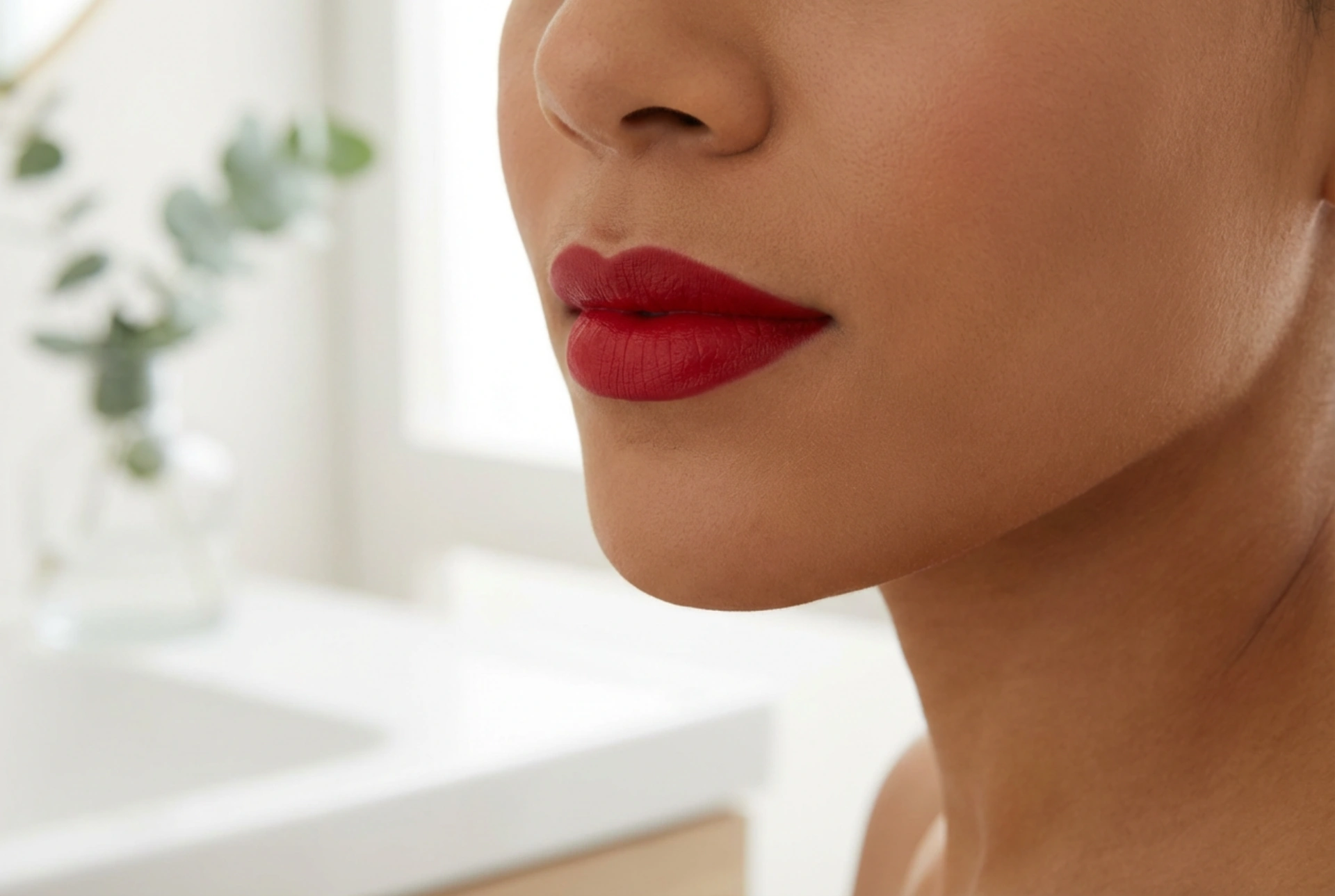 Roter Lippenstift: So finden Sie den passenden Ton, ziehen präzise Konturen und sichern langen Halt