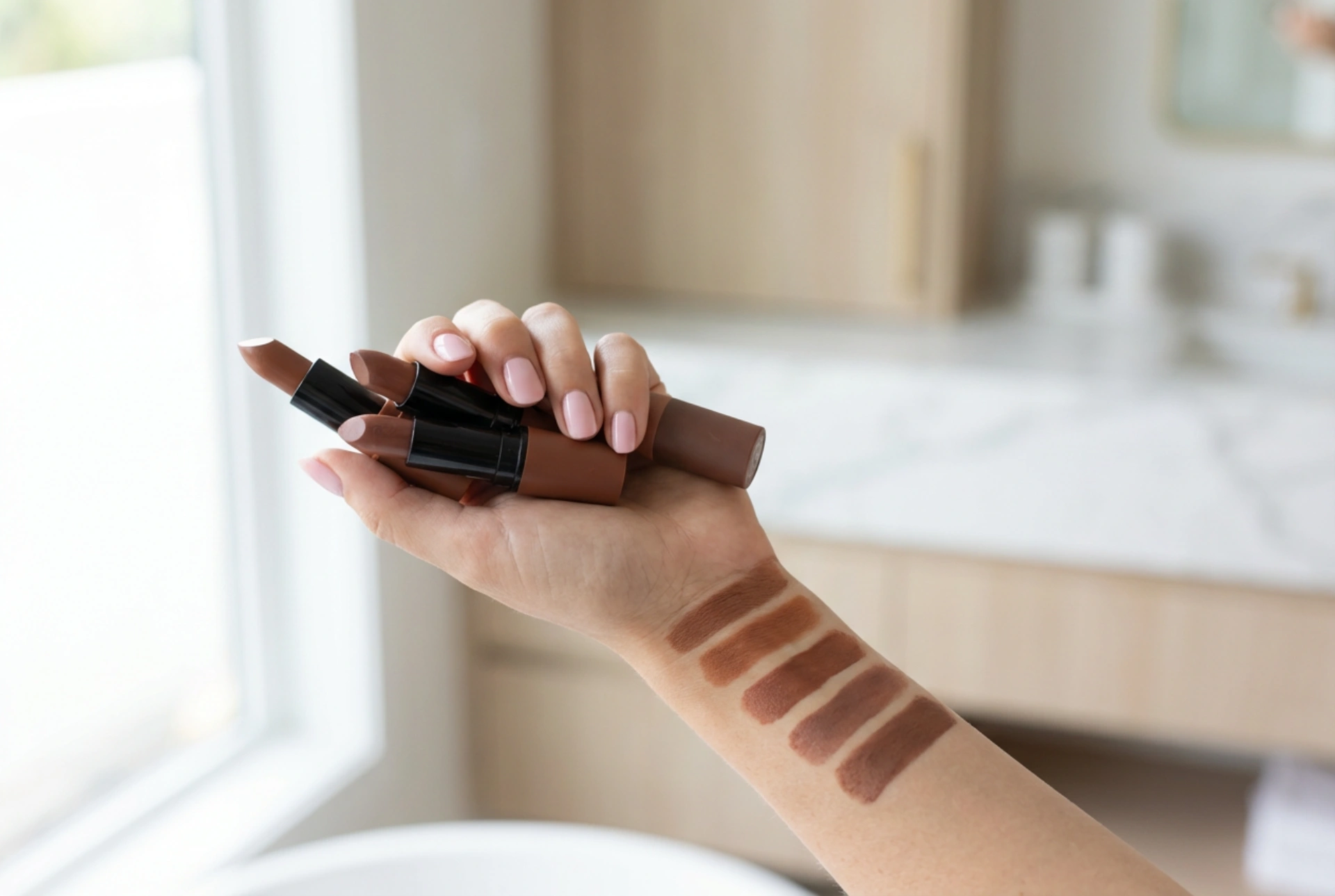 Brauner Lippenstift: Die richtige Nuance für Teint und Kleidung auswählen