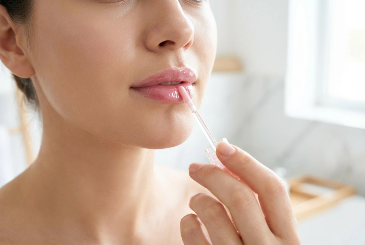 Rosafarbener Lipgloss, der nicht klebt: Anwendungs- und Haltbarkeitstechniken