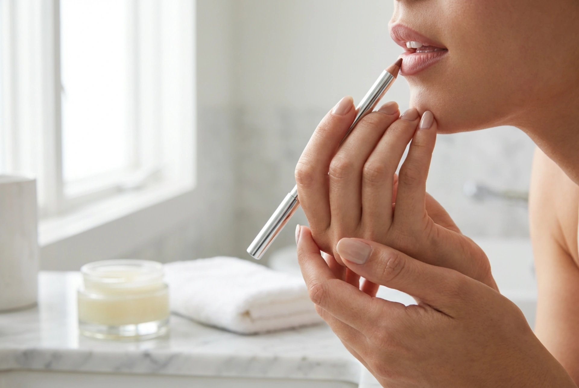 Haltbarer Lippenkonturenstift: Wie man eine gleichmäßige Kontur zeichnet und ein Auslaufen verhindert