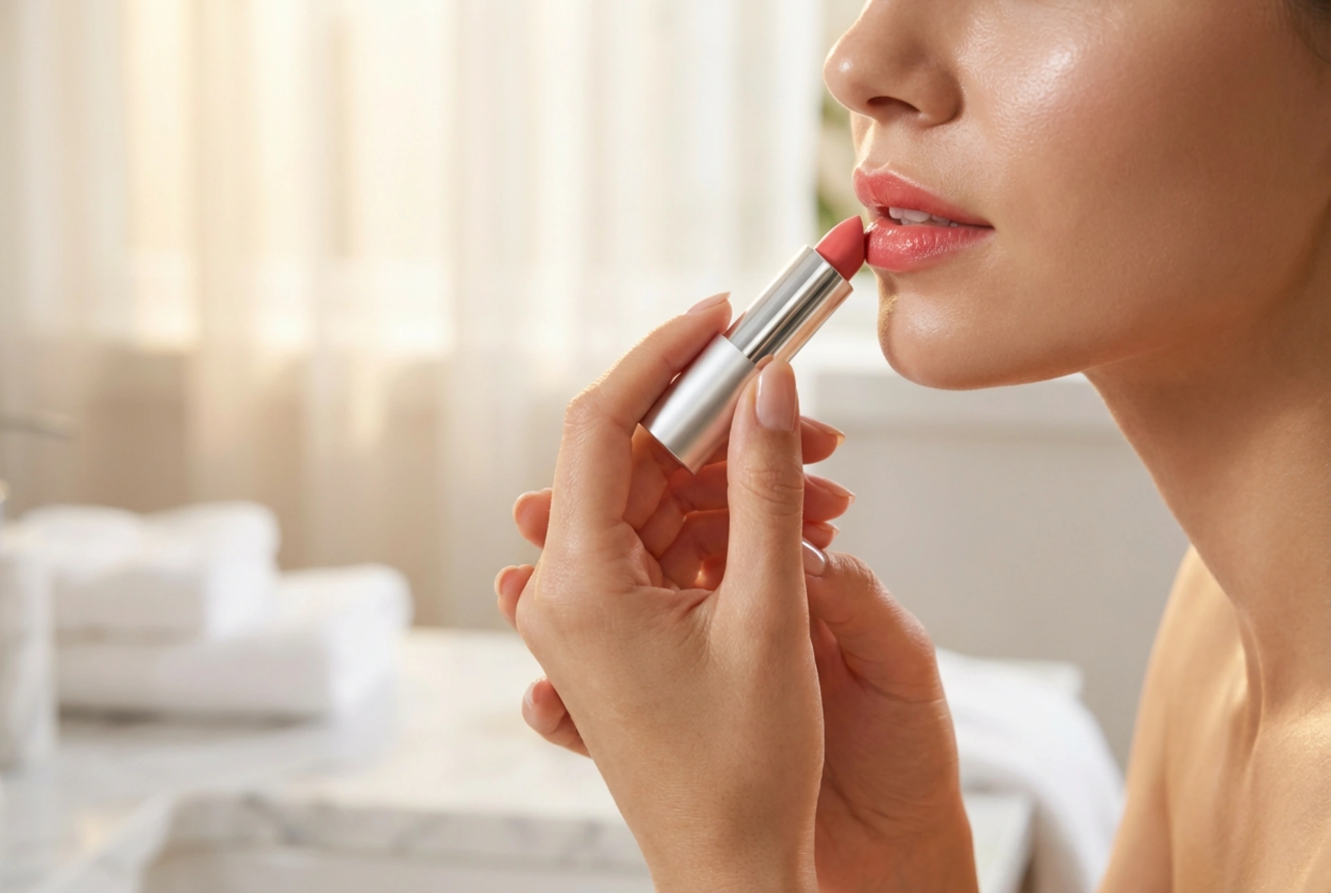 Feuchtigkeitsspendender Lippenstift für den Alltag: Vorbereitung, Anwendung und Auffrischung