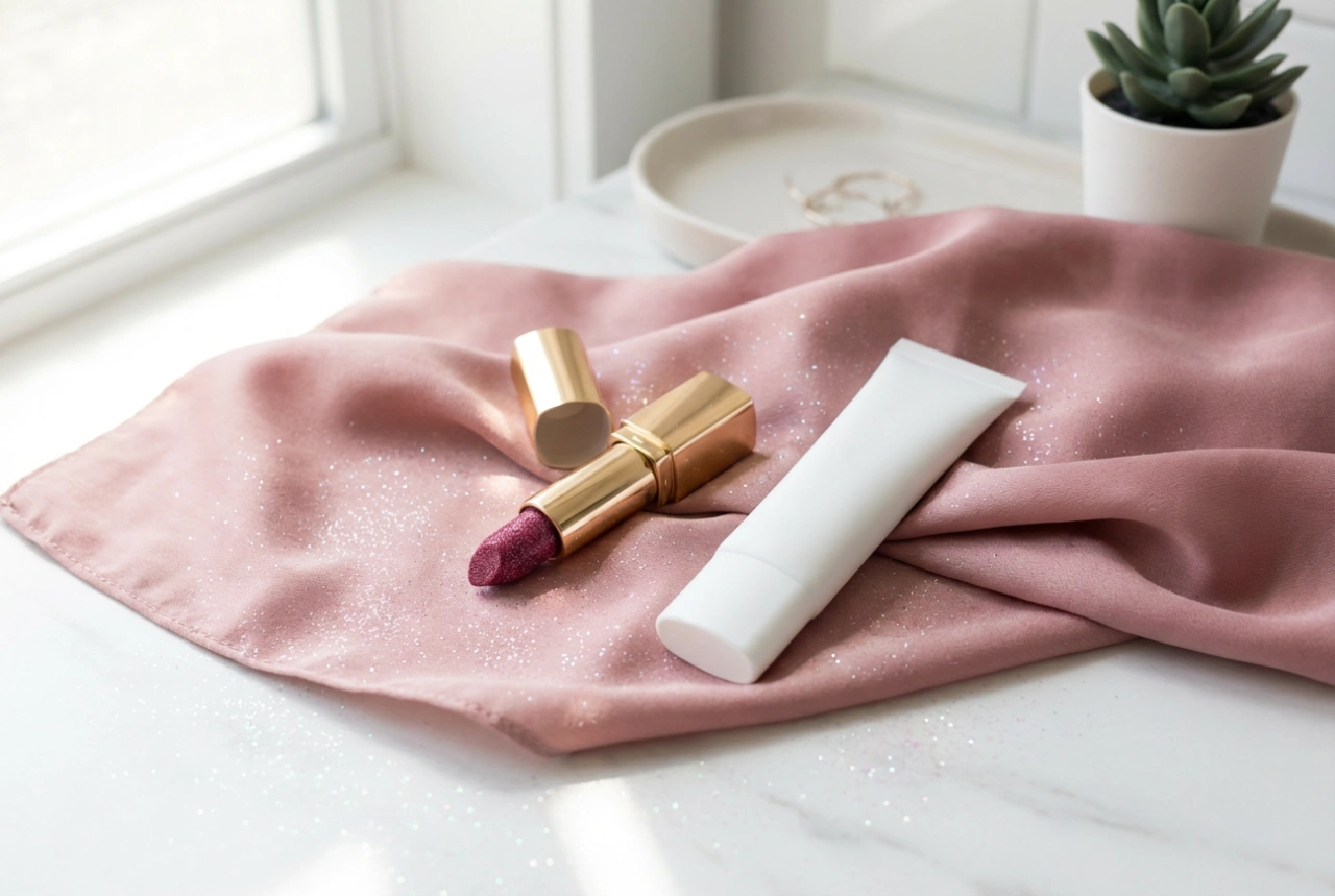 Glitzer-Lippenstift richtig kombinieren: Primer und langanhaltender Schimmereffekt