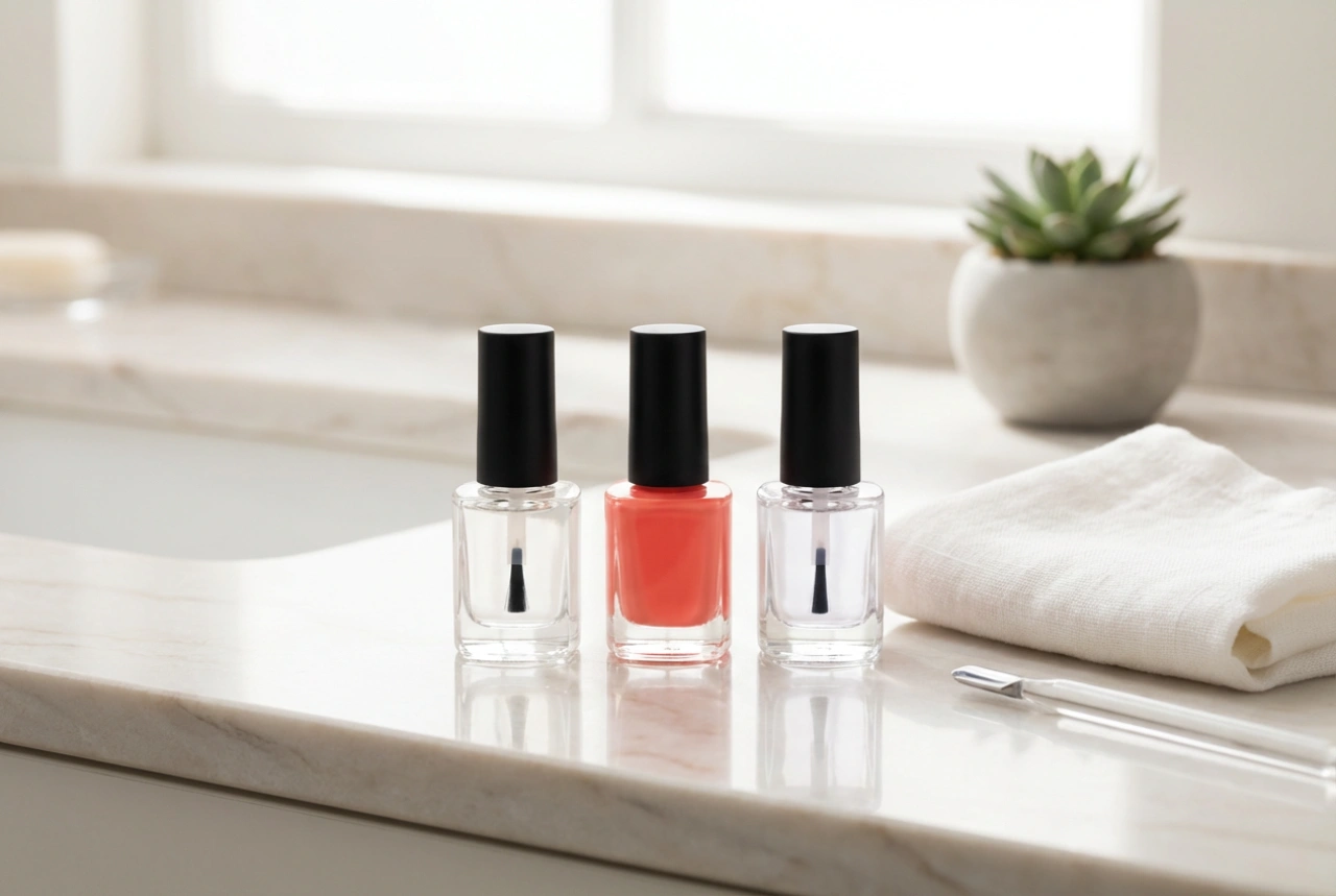 Langlebiger Nagellack Schritt für Schritt: Base Coat, Farbschichten, Top Coat